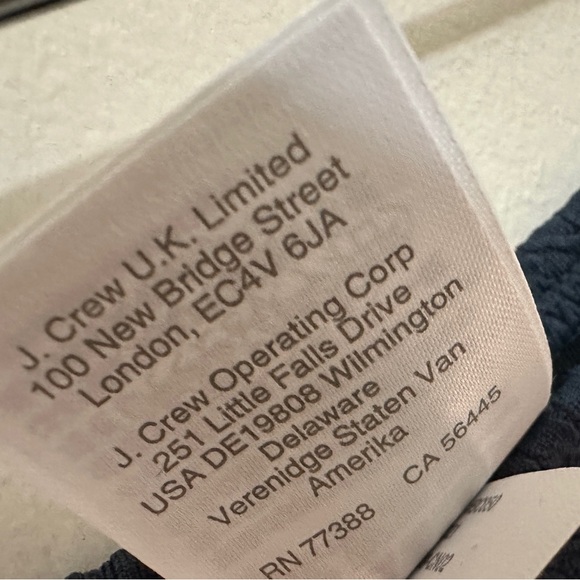 139 J.Crew | NWT Women’s Bikini Bottom Textured Dark Navy (size S) - Picture 8 of 12